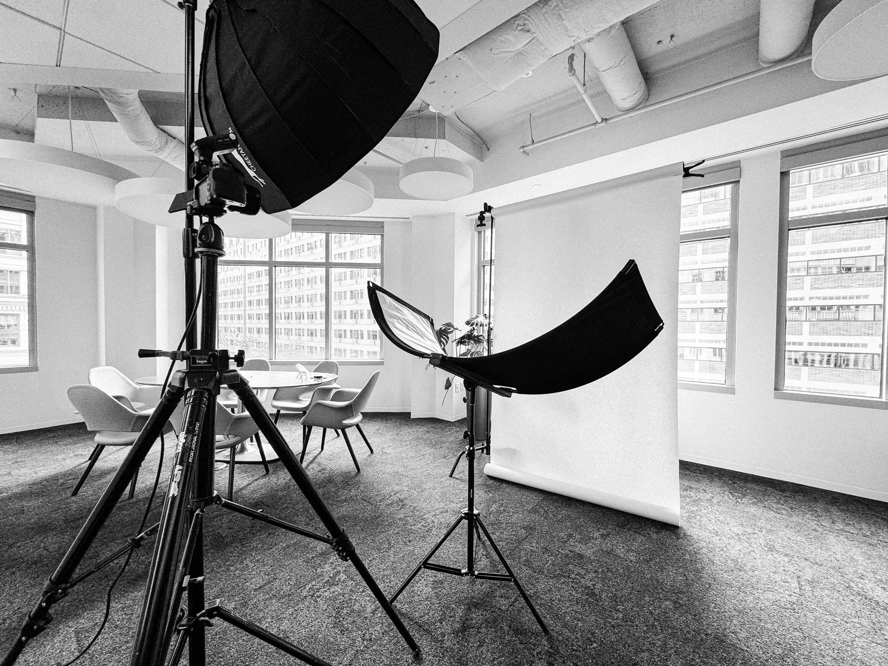 Capture DC studio set up in a client office