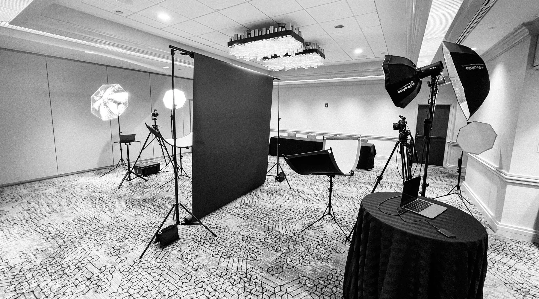 Capture DC on-location setup in a client office
