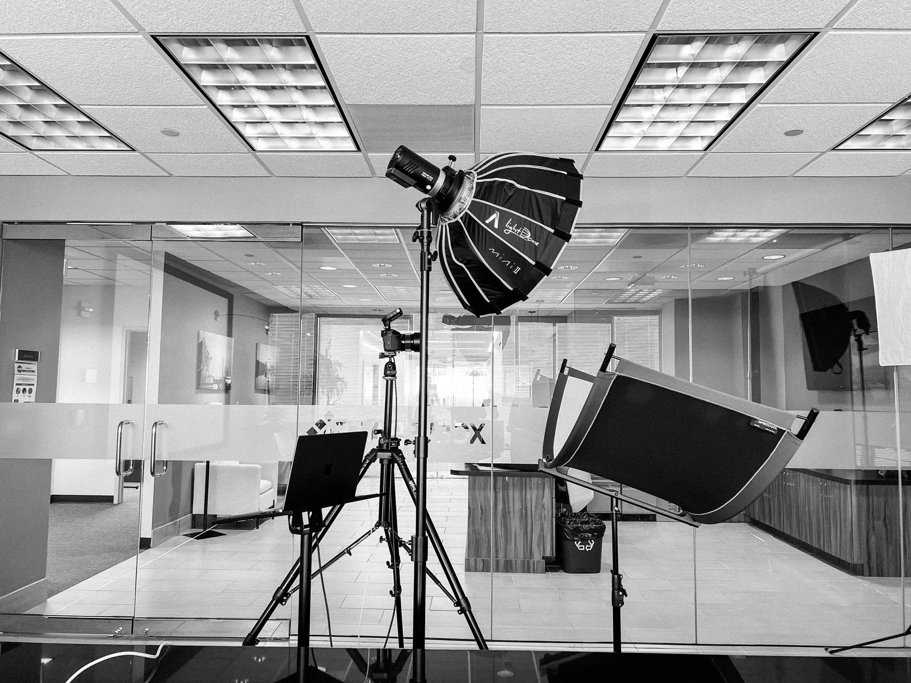 Capture DC on-location setup in a client office