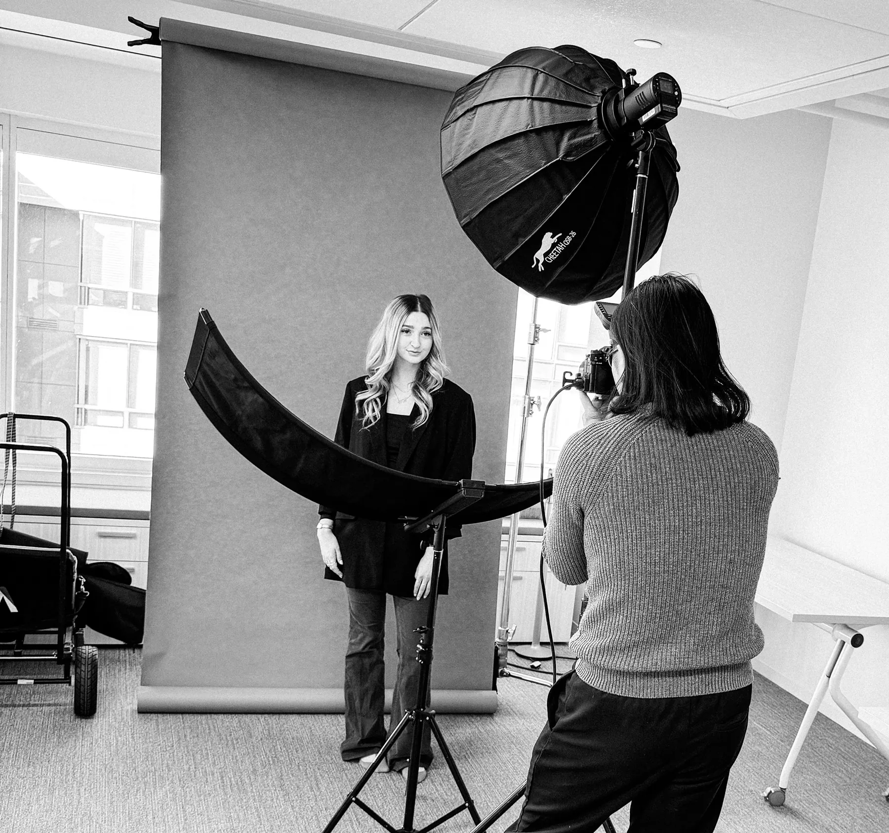 Capture DC on-location setup in a client office