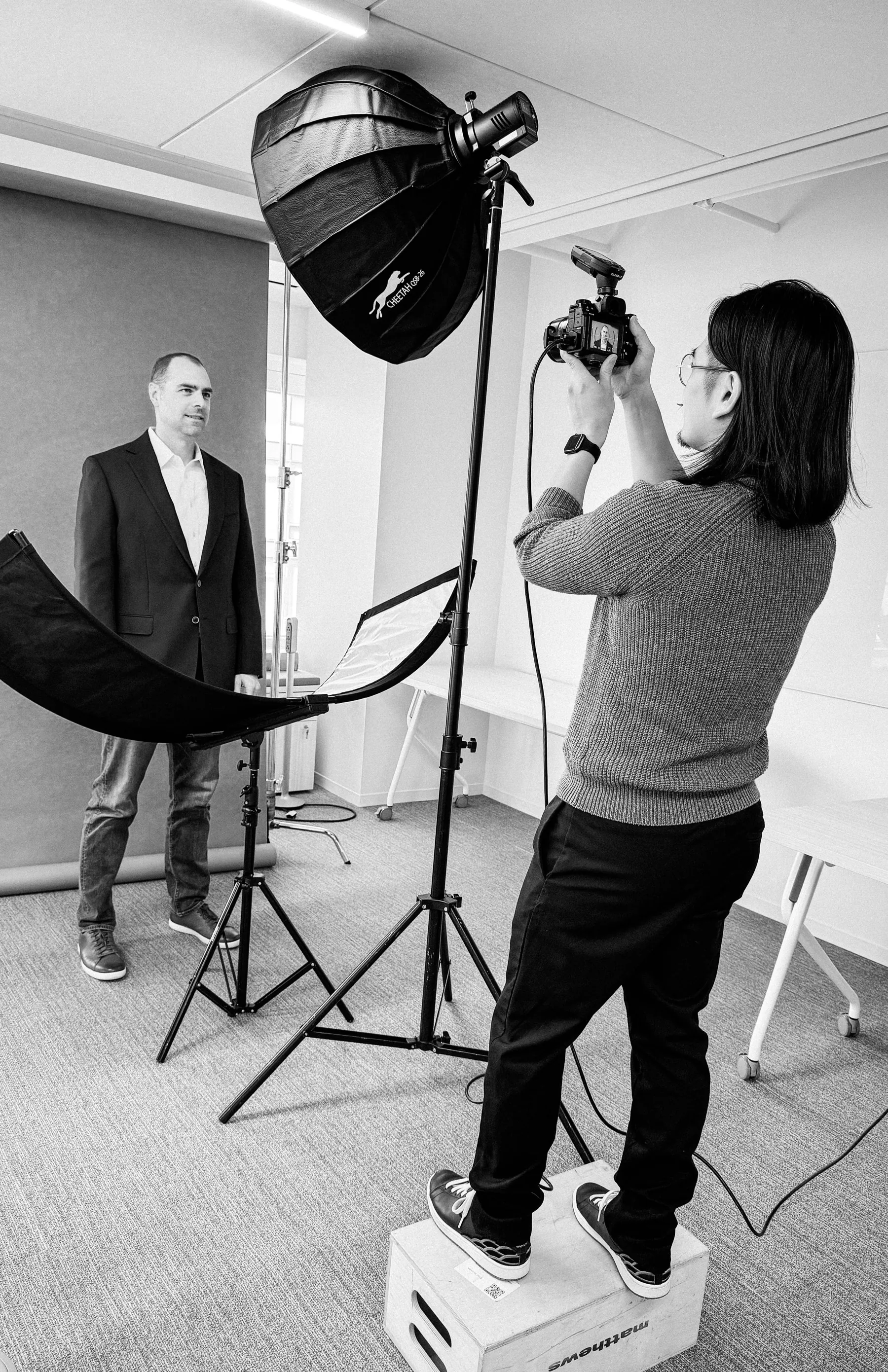 Capture DC on-location setup in a client office
