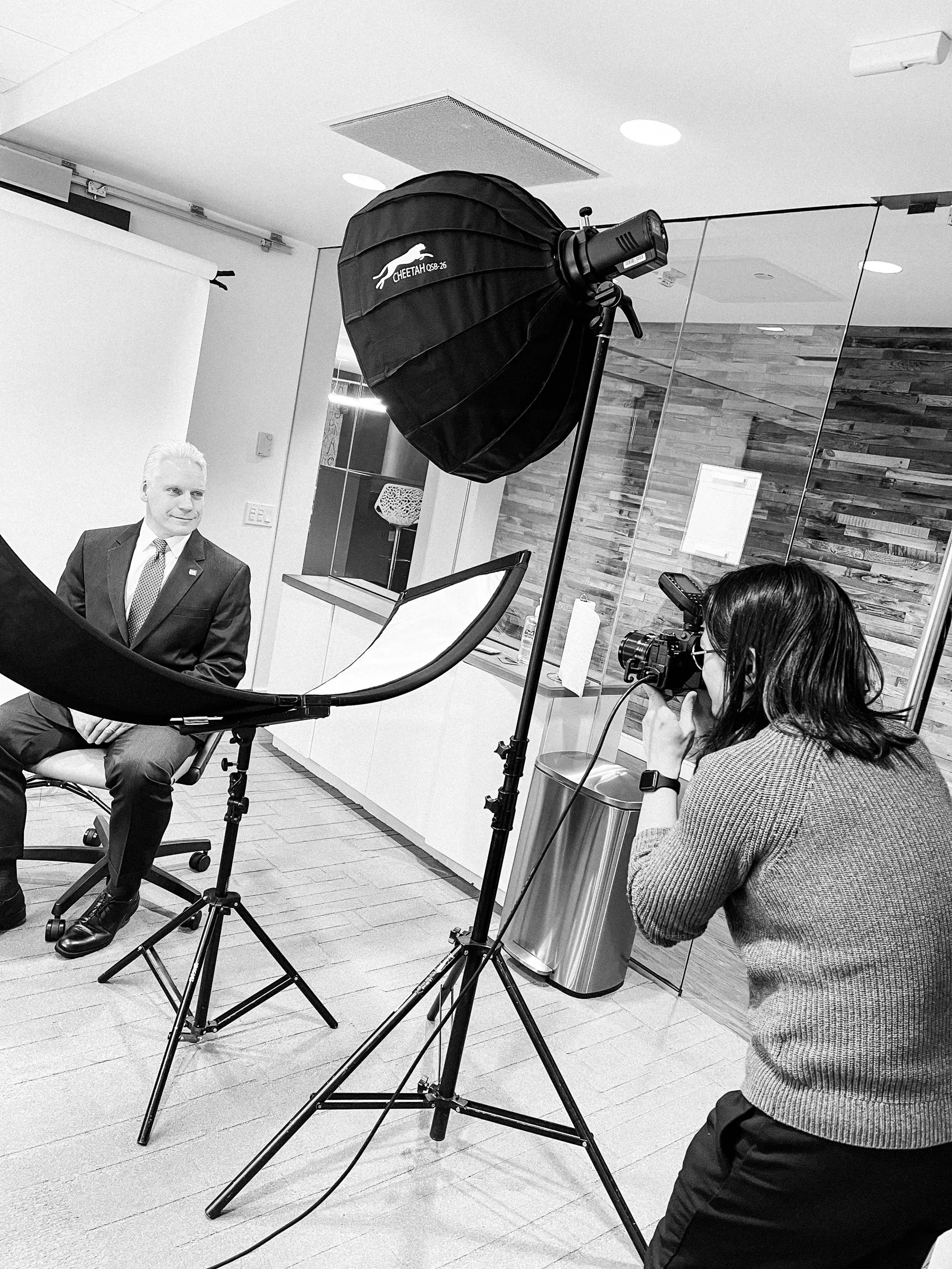 Capture DC on-location setup in a client office