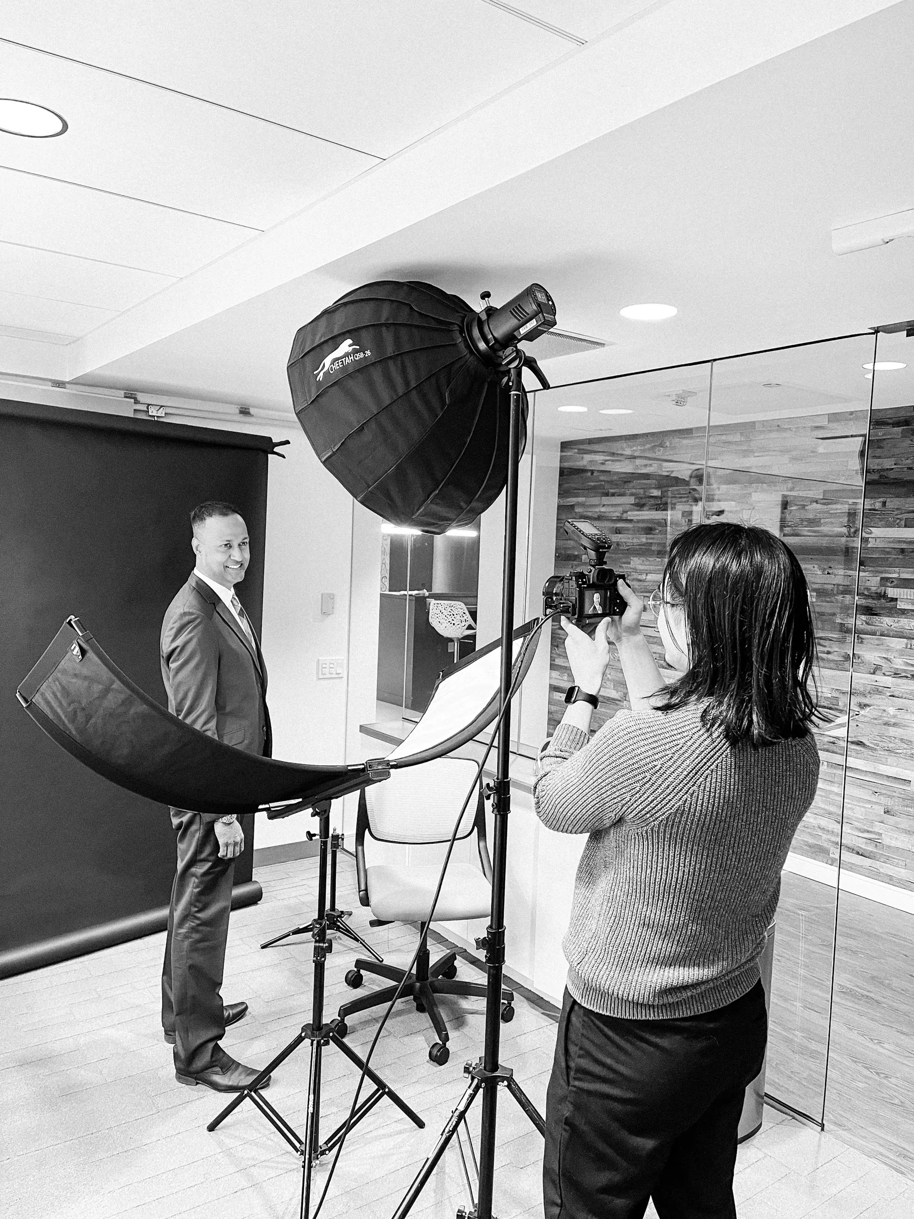 Capture DC on-location setup in a client office